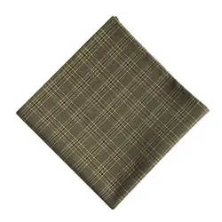 دستمال جیب دست دوز چهارخانه PSH1182