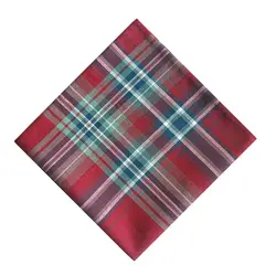 دستمال جیب دستدوز چهارخانه PSH1214 - فروشگاه اینترنتی ایشومر