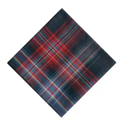 دستمال جیب دستدوز چهارخانه PSH1215 - فروشگاه اینترنتی ایشومر