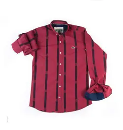 پیراهن مردانه راه راه LACOSTE P1013