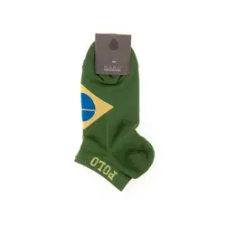 جوراب مردانه مچی طرح پرچم polo کد SMS1021