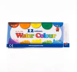 آبرنگ آریا 12 رنگ همراه با قلمو