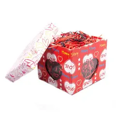 جعبه کادو طرح قلب 13/5سانتی متر