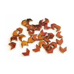 سنگ حدید طرح فلش برنزی 6mm بسته 45 عددی