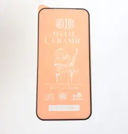 گلس محافظ صفحه نمایش سرامیکی مات 9D آیفون 12