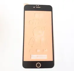 گلس محافظ صفحه نمایش سرامیکی مات 9D اپل مدل 6 پلاس مشکی