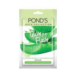 ماسک صورت آلوئه ورا پوندز PONDS ورقه ای Glow in Flash