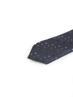 کراوات ابریشمی طرح دار مردانه Rossi-مشکی- T1031