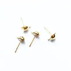 میخ گوشواره آویزی طلایی بسته 24 عددی kkg1002