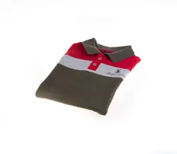 تی شرت یقه دار مردانه طرح PS1076-U.S POLO