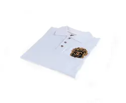 تی شرت یقه دار مردانه طرح PS1058-CHANEL