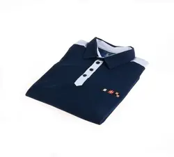 تی شرت یقه دار مردانه ساده-PS1081