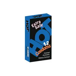 کاندوم هات دوازده عددی مدلextera safe- کدco1194