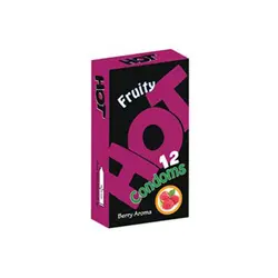 کاندوم هات دوازده عددی مدلfruity- کدco1195