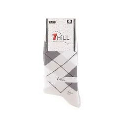 جوراب مردانه طرح دار 7HILL کد SMS1052