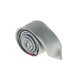 کراوات ساده مردانه طوسی کد T1056