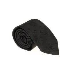 کراوات طرح دار مردانه مشکی کد T1093