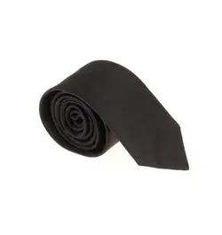 کراوات ساده باریک مردانه مشکی کد T1050