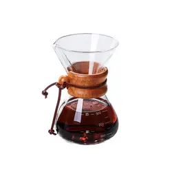 قهوه ساز کمکس مدرج یقه چوبی CX3 ظرفیت 3 کاپ