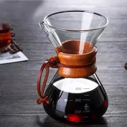 قهوه ساز کمکس مدرج یقه چوبی CX3 ظرفیت 3 کاپ