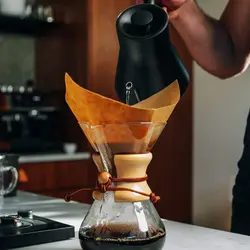 قهوه ساز کمکس مدرج یقه چوبی CX3 ظرفیت 3 کاپ