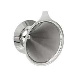 قهوه ساز دریپر استیل V60 فلزی ظرفیت 4 کاپ