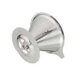 قهوه ساز دریپر استیل V60 فلزی ظرفیت 4 کاپ