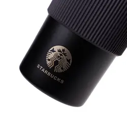 تراول ماگ دوجداره دورسیلیکونی استارباکس GB13 ظرفیت 450ml