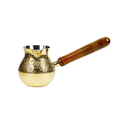 قهوه جوش و جذوه برنجی هندی ظرفیت 5 کاپ CH5I