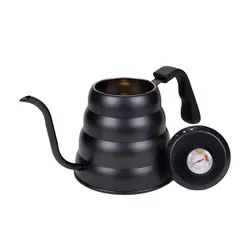 کتل قهوه مشکی دماسنج‌دار ظرفیت 1.2L