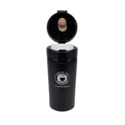 تراول ماگ دوجداره SZM دکمه‌ای ظرفیت 350ml