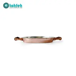 ماهیتابه مسی طرح چکشی کوچک