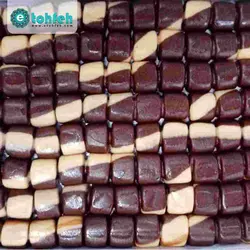 شیرینی تسبیحی دو رنگ