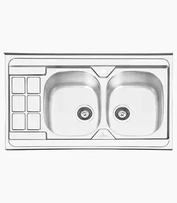 سینک پرنیان استیل مدل PS1104 روکار