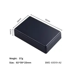 جعبه برد مشکی 92x58x23 mm مخصوص دستگاه های الکترونیکی