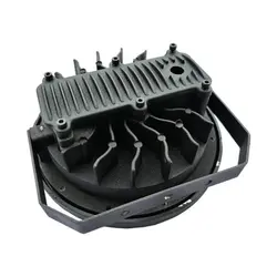 هیت سینک آلومینیومی پروژکتوری ضدآب پایه دار 195X64mm