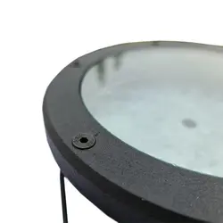 هیت سینک آلومینیومی پروژکتوری ضدآب پایه دار 195X64mm