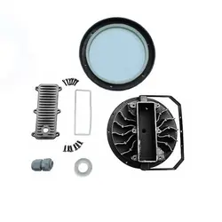 هیت سینک آلومینیومی پروژکتوری ضدآب پایه دار 195X64mm