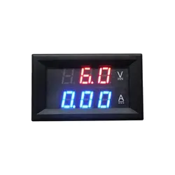 ماژول ولتمتر و آمپرمتر روپنلی دو رنگ قرمز و آبی