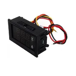 ولتمتر و آمپرمتر روپنلی قرمز رنگ