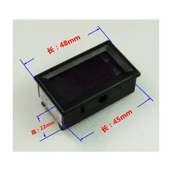 ولتمتر و آمپرمتر روپنلی قرمز رنگ