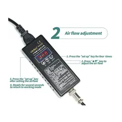 هیتر هوای گرم پرتابل مدل 8858 قابل حمل YIHUA