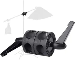 پکیج دو عدد نور ثابت Triopo T460 + هولدر 5 لامپ + سافت باکس + پایه بوم