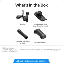 لرزشگیر دوربین DJI RS 4 Gimbal Stabilizer