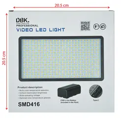 نور ثابت DBK 416 SMD light