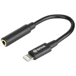 کابل تبدیل میکروفن بویا BOYA BY-K3 3.5mm to Lightning Cable
