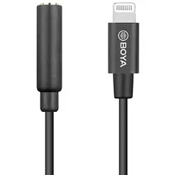کابل تبدیل میکروفن بویا BOYA BY-K3 3.5mm to Lightning Cable