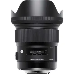 لنز سیگما Sigma 24mm f/1.4 DG HSM Art برای نیکون % - اگزیف