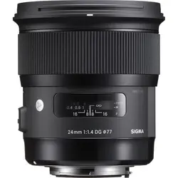 لنز سیگما Sigma 24mm f/1.4 DG HSM Art برای نیکون % - اگزیف