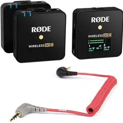 کیت میکروفن بیسیم رود Rode Wireless GO II همراه کابل Rode SC7 3.5mm - اگزیف